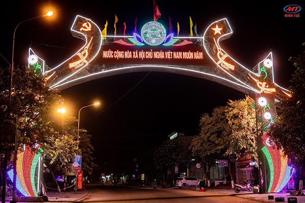 Thi công cổng chào