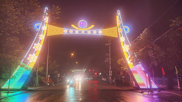Thi công cổng chào