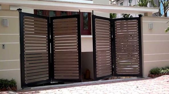 Thi công cổng, hàng rào, lan can sắt