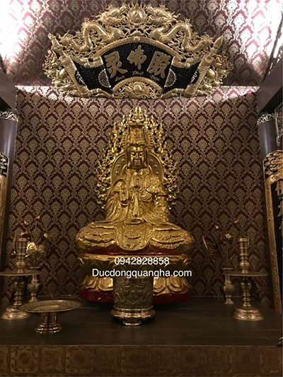 Thi công điện thờ cho khách hàng tại Hải Phòng