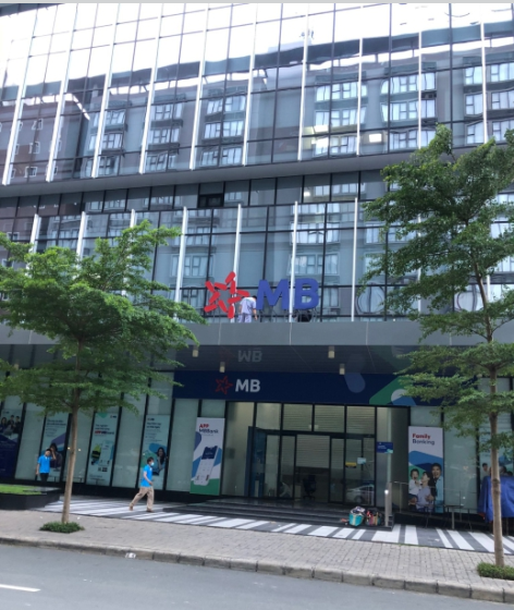 Thi công hệ thống biển hiệu MBBank