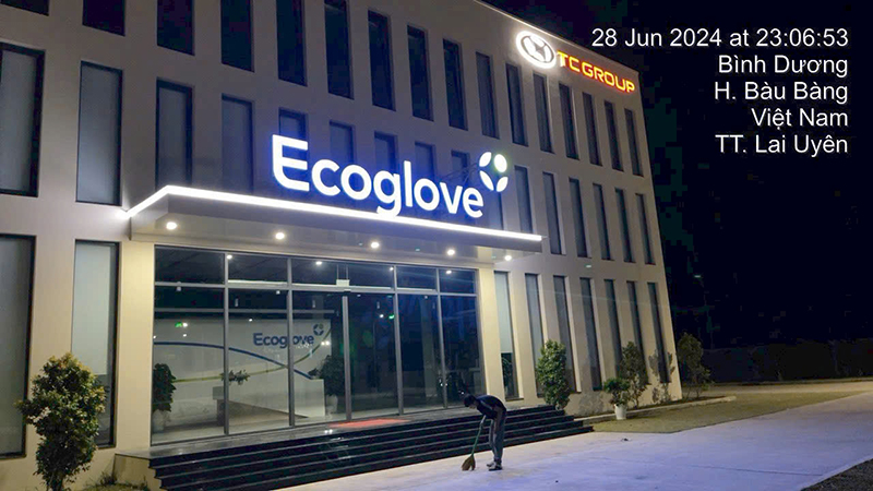 Thi công hệ thống biển hiệu Ecoglove
