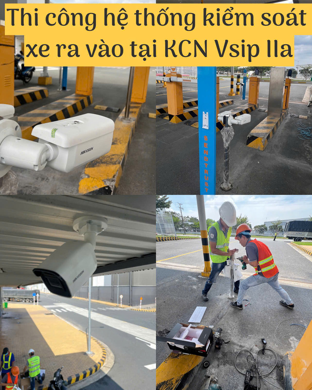 Thi công hệ thống kiểm soát xe ra vào