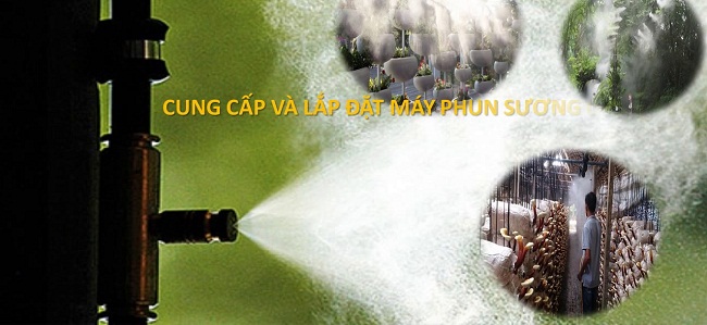 Thi công hệ thống phun sương