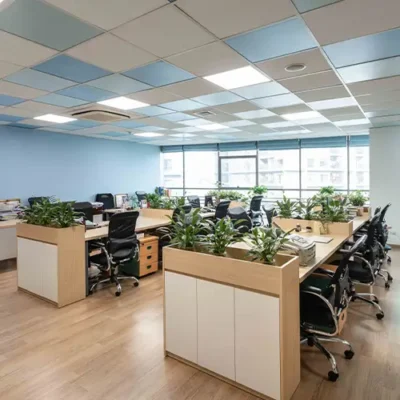 Thi công hoàn trả mặt bằng văn phòng