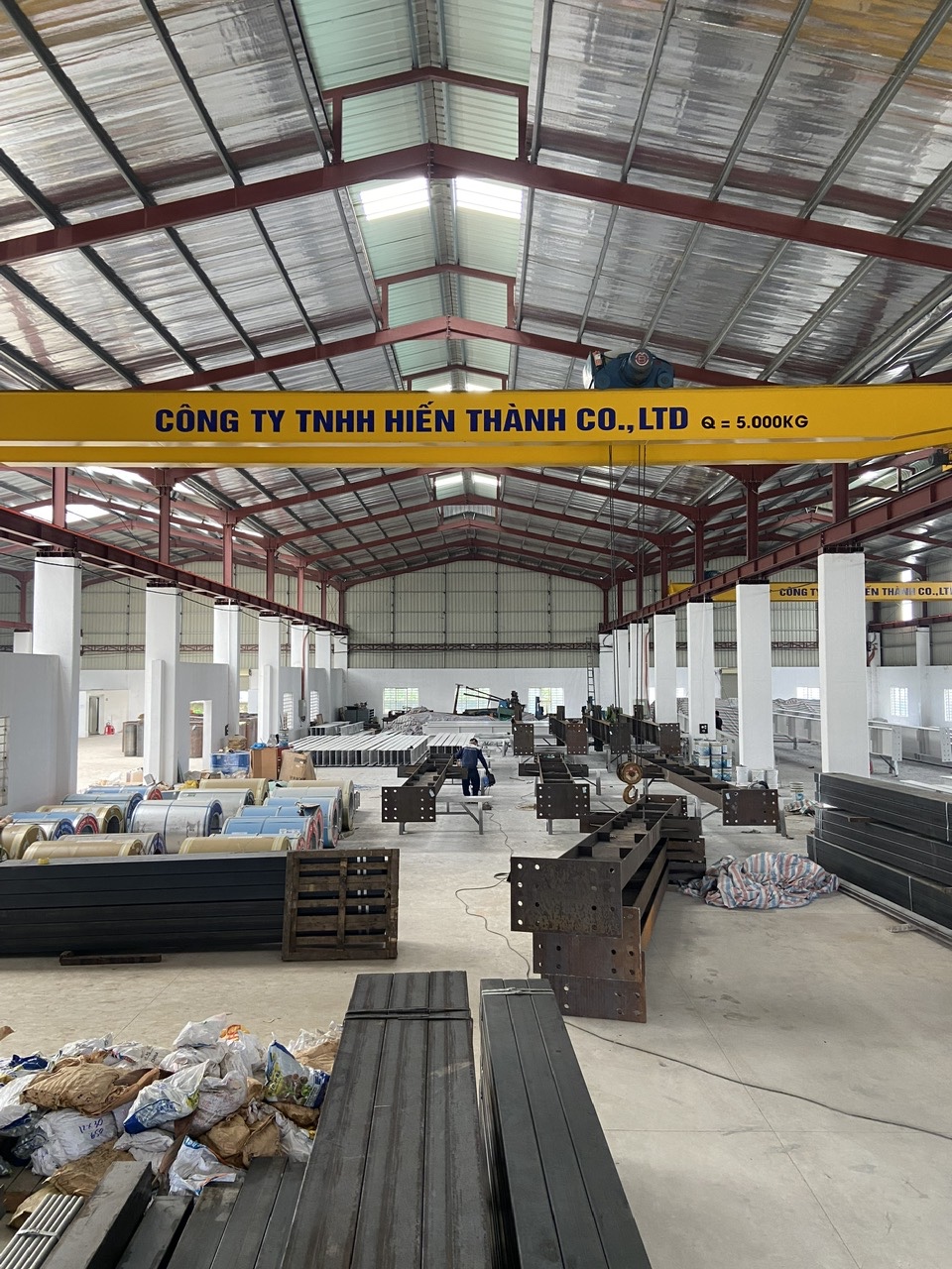 Thi công kết cấu thép, nhà tiền chế
