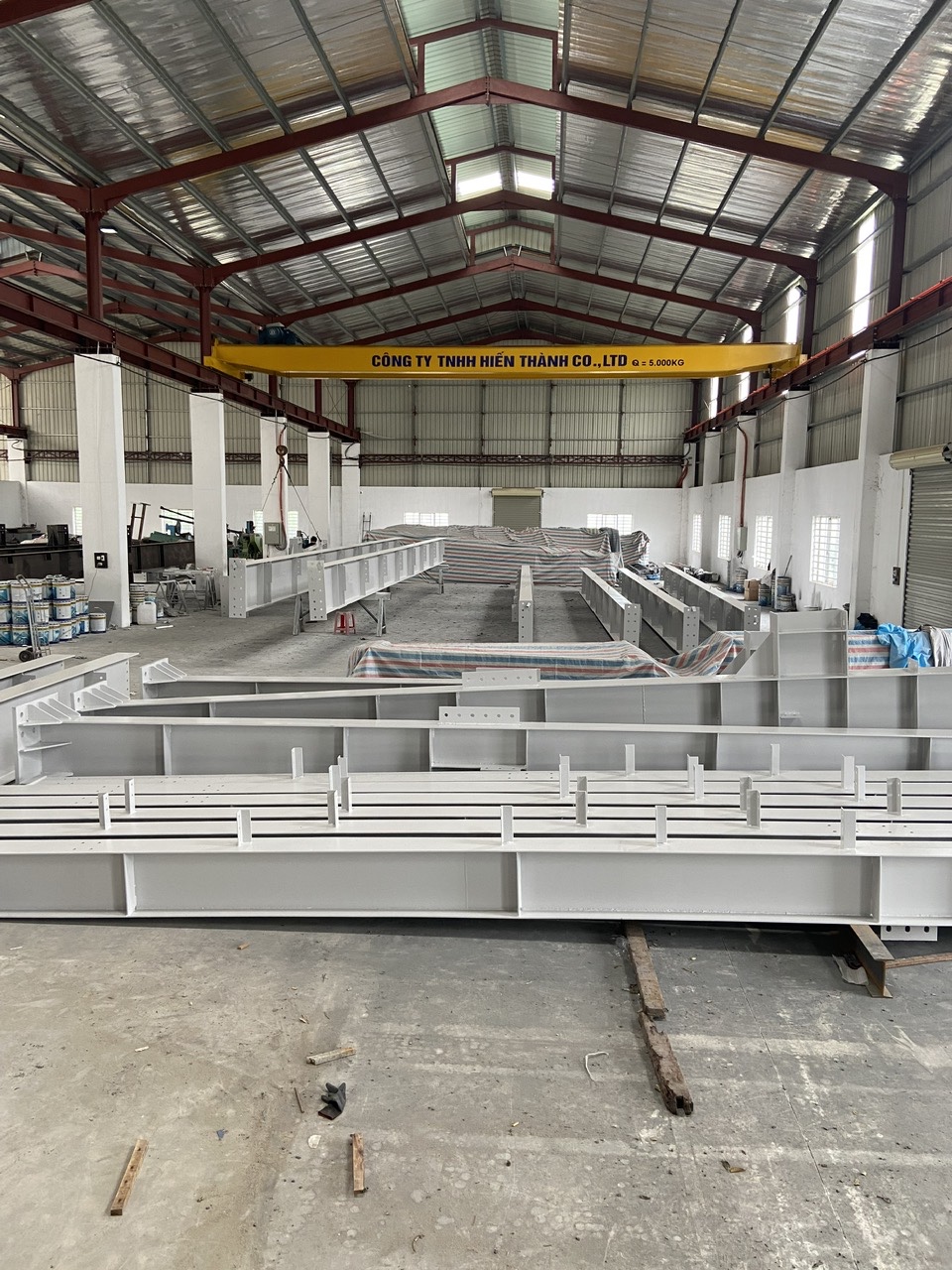 Thi công kết cấu thép, nhà tiền chế