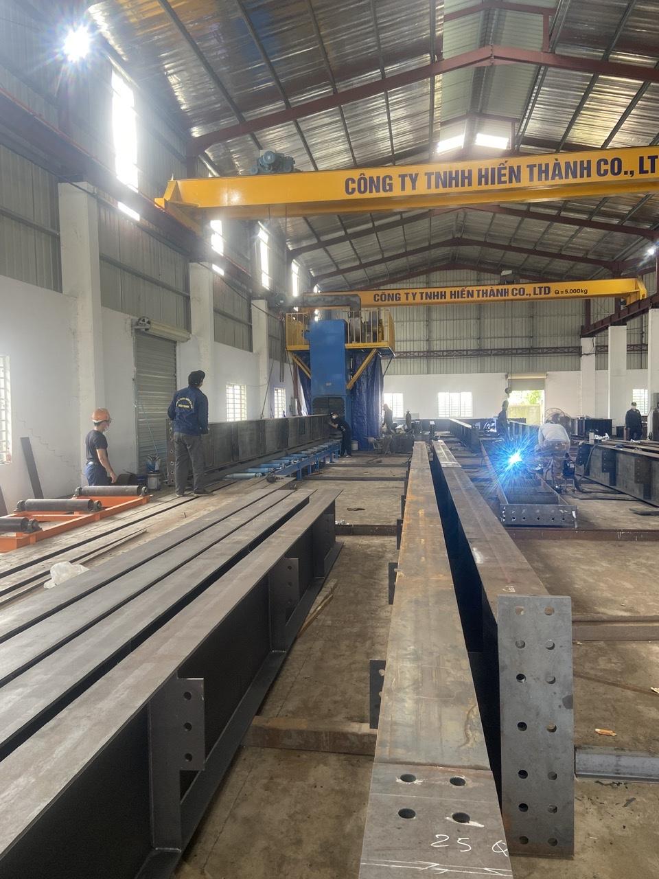 Thi công kết cấu thép, nhà tiền chế