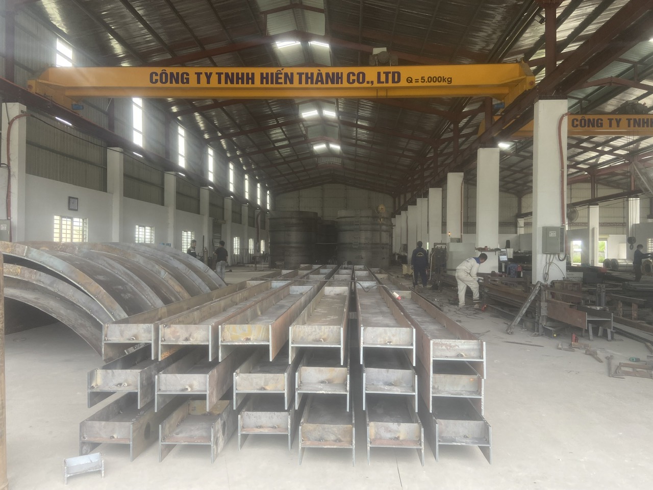 Thi công kết cấu thép, nhà tiền chế