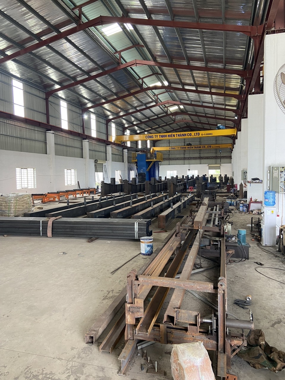 Thi công kết cấu thép, nhà tiền chế