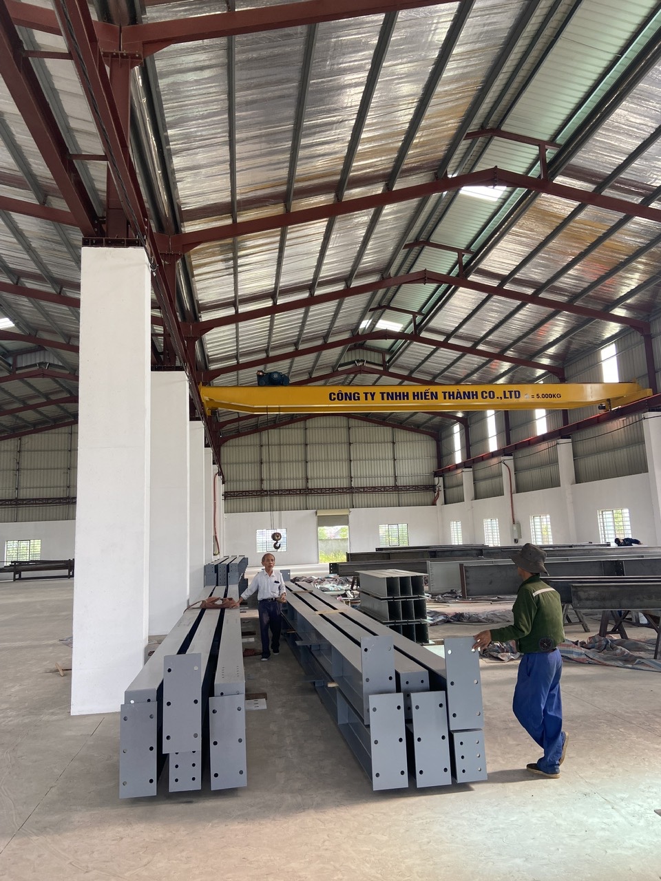 Thi công kết cấu thép, nhà tiền chế
