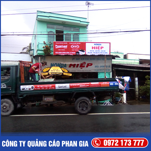 Thi công lắp đặt bảng biển quảng cáo