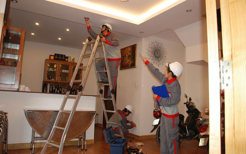 Thi công lắp đặt đèn LED
