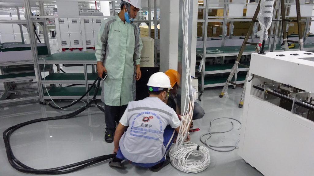 Thi công lắp đặt hệ thống điện nhà xưởng