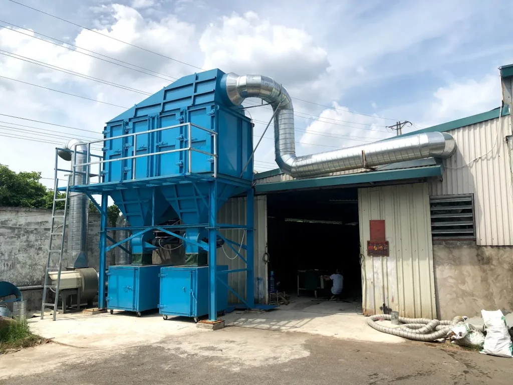 Thi công lắp đặt hệ thống hút bụi xưởng gỗ