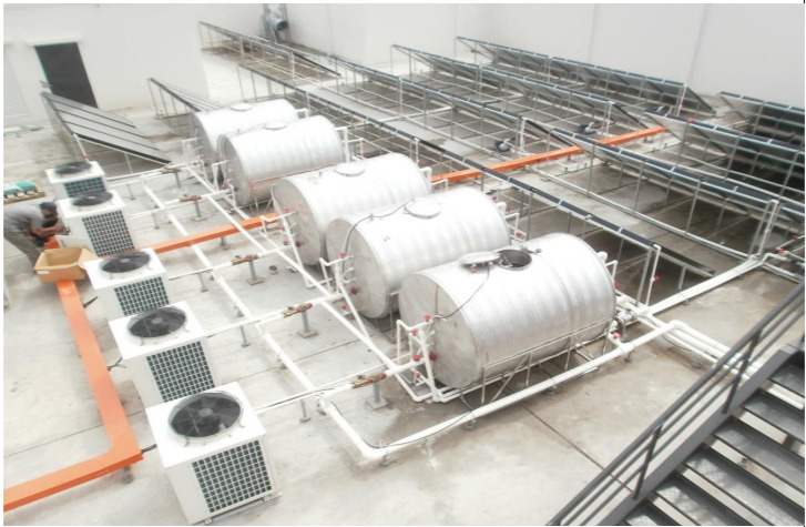 Thi công lắp đặt hệ thống nước nóng trung tâm