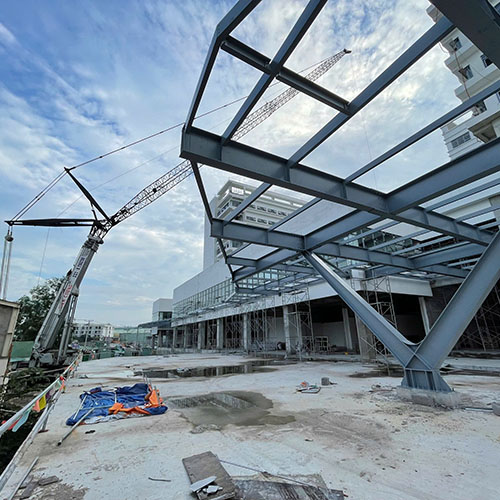 Thi công lắp đặt kết cấu thép