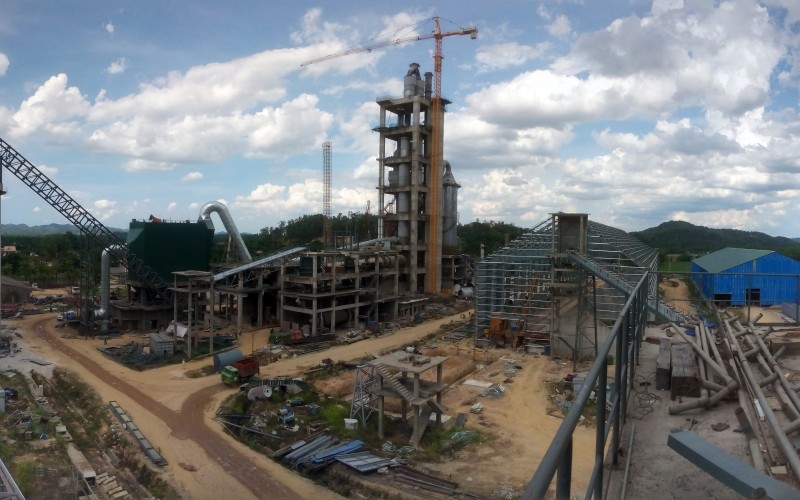 Thi công lắp đặt thiết bị Cơ - công nghiệp nhà máy xi măng Sông Lam II