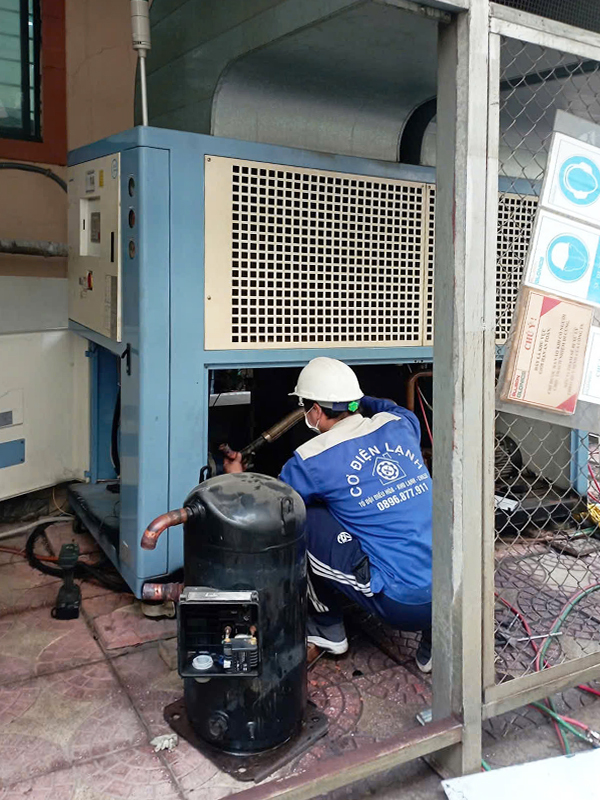 Thi công lắp đặt thiết bị lạnh