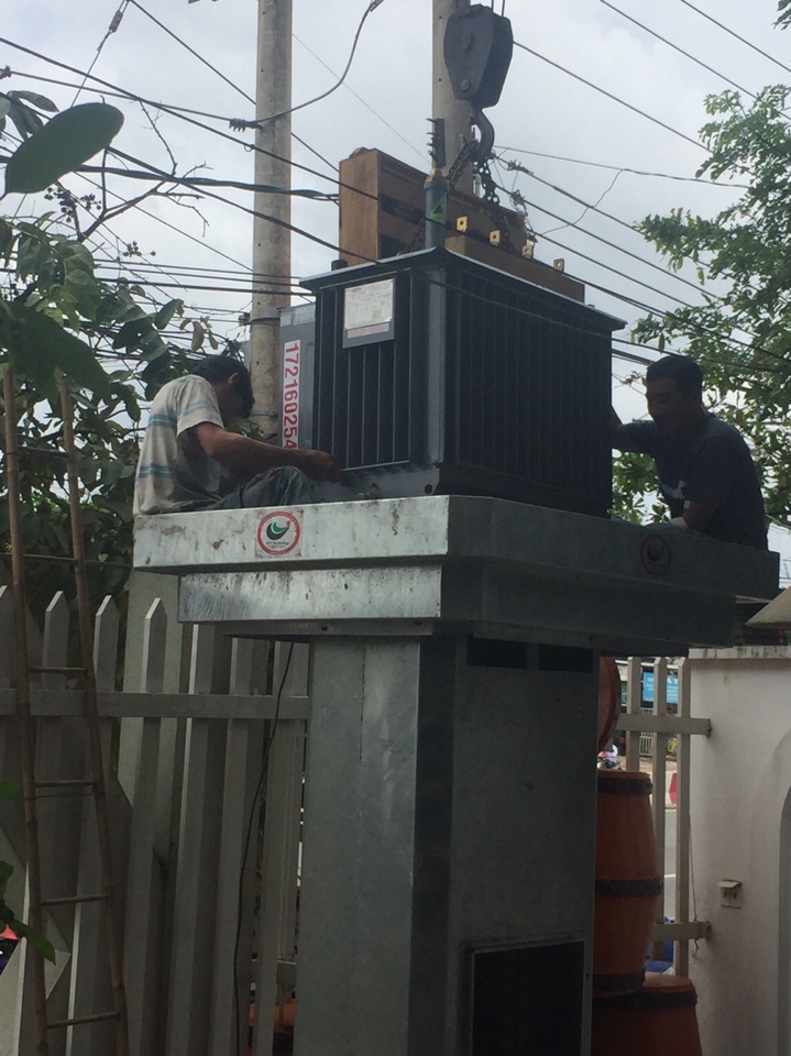 Lắp đặt trạm biến áp