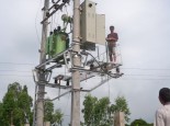 Lắp đặt máy biến áp kiểu treo