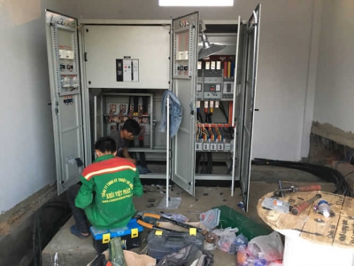 Thi công lắp đặt tủ điện
