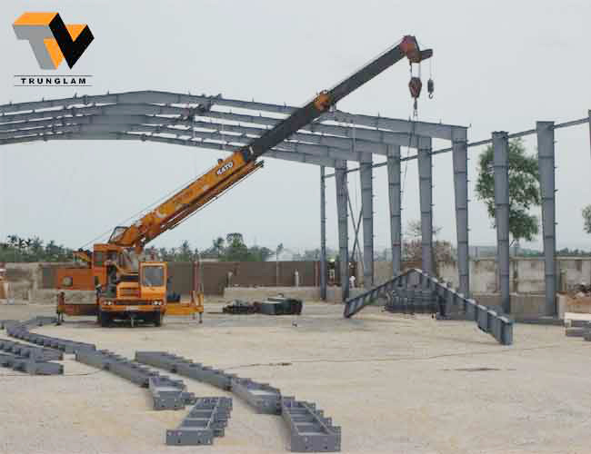 Thiết kế, thi công nhà thép tiền chế