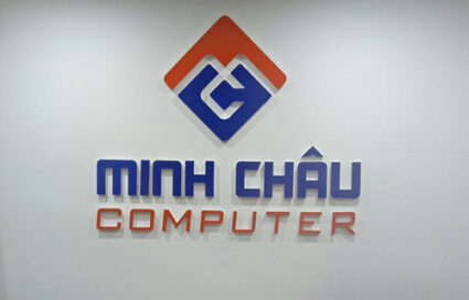 Thi công bảng chữ Mica