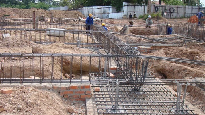 Thi công móng nhà xưởng