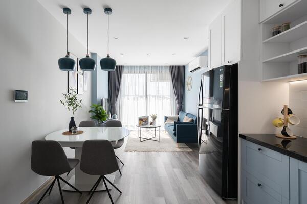 Thi công nội thất căn hộ chị Như