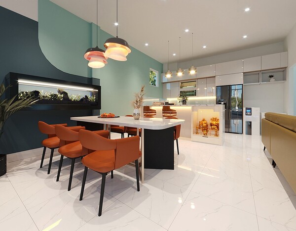 Thi công nội thất nhà phố anh Nam