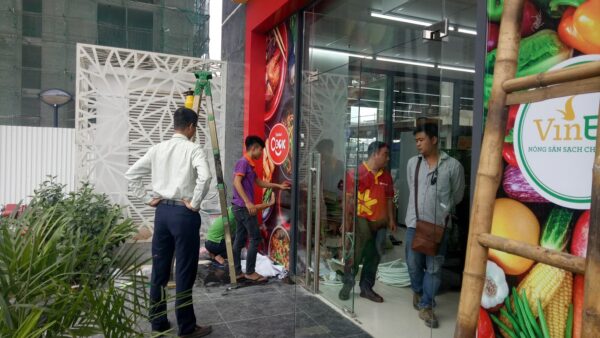 Thi công siêu thị Vinmart