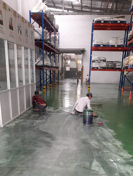 Thi công sơn Epoxy