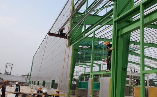 Thi công trần vách Panel công ty Panama
