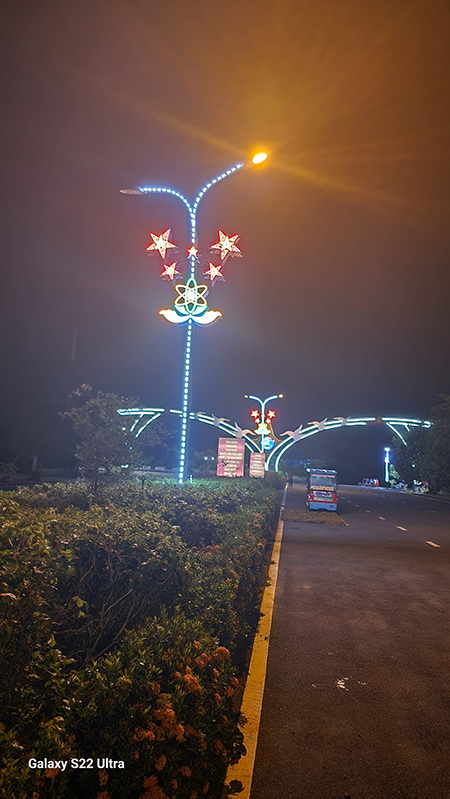 Thi công trang trí đèn Led