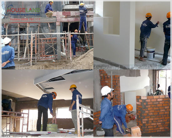 Thi công xây dựng phần hoàn thiện