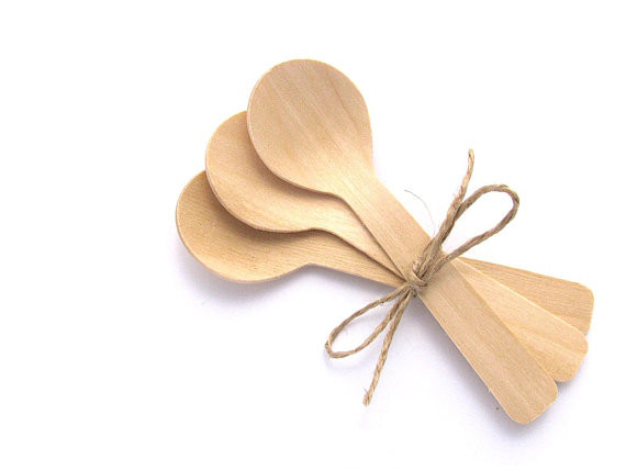 Thìa sữa chua gỗ