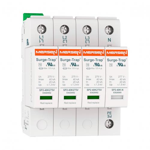 Thiết bị cắt sét đường nguồn 3 pha Mersen STPT2-40K275V-4P