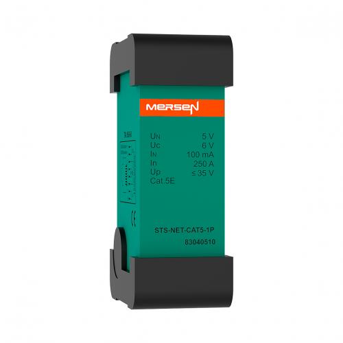 Thiết bị cắt sét đường tín hiệu Mersen STS-NET-CAT5-POE-1P