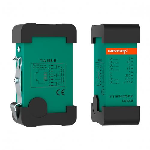 Thiết bị cắt sét đường tín hiệu Mersen STS-NET-CAT6-1P