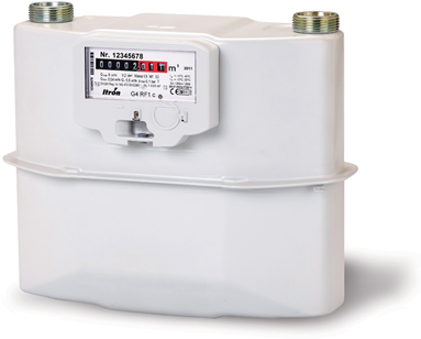 Thiết bị đo khí gas có màng Itron RF1
