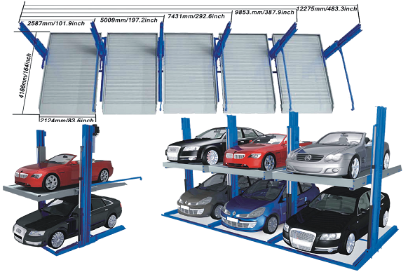TPP106 Thiết bị đỗ xe 2 trụ