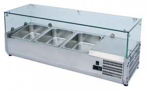 Thiết bị giữ nóng cơm canh dạng tủ kính
