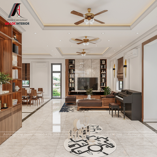 Thiết kế thi công nội thất biệt thự