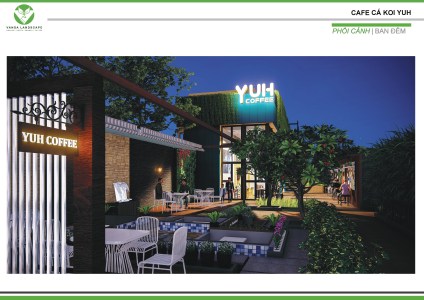 Thiết kế quán cafe cá Koi