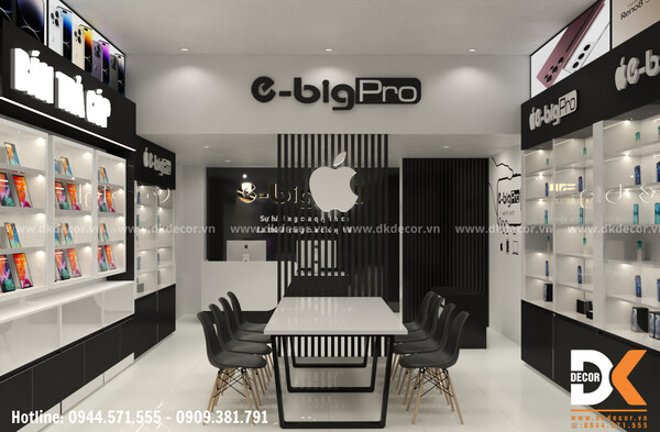 Thiết kế thi công shop điện thoại