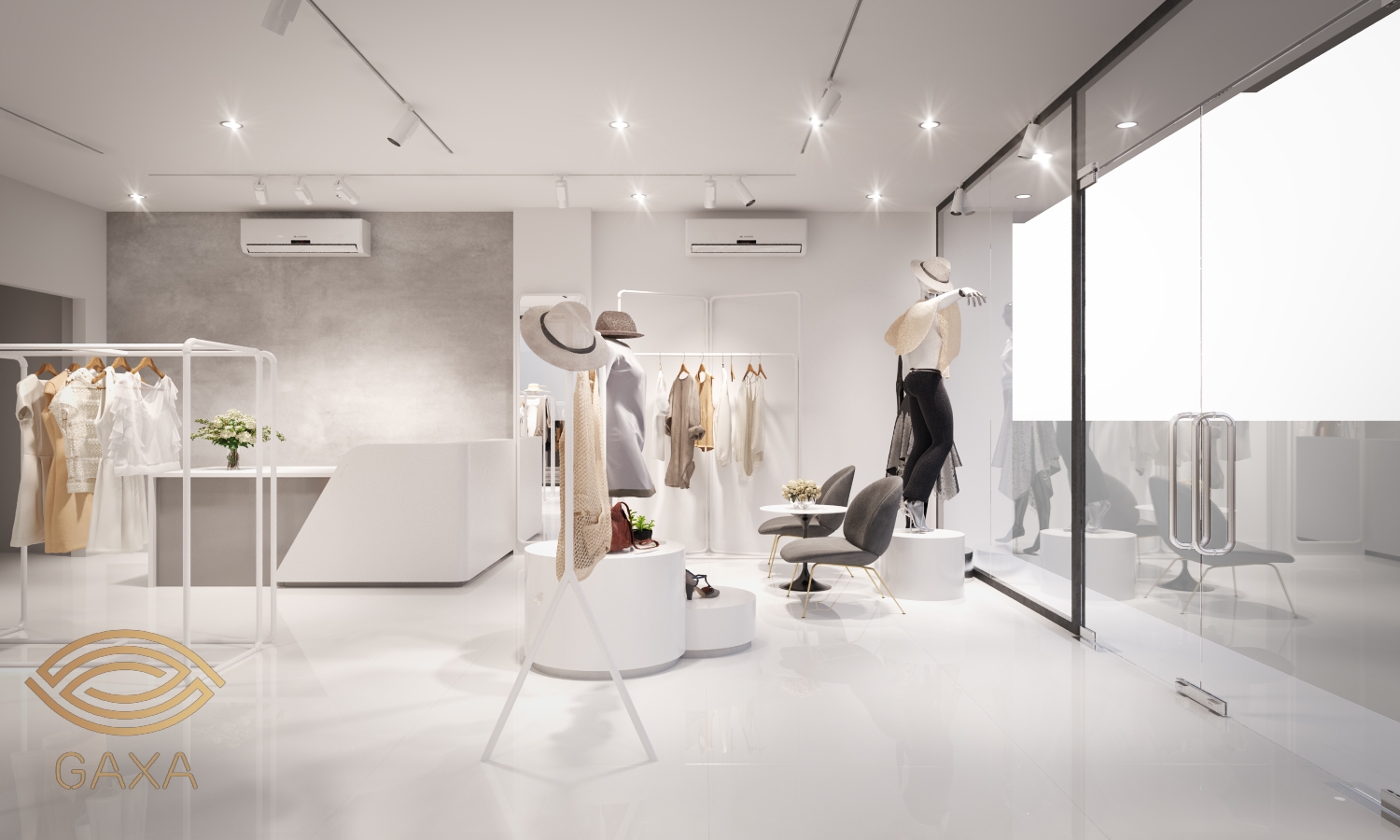 Thiết kế shop thời trang nữ K&K