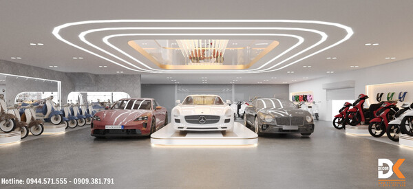 Thiết kế thi công showroom xe máy