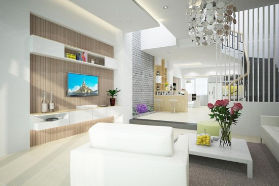 Thiết kế, thi công nội thất nhà phố