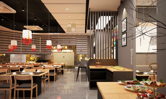 Thiết kế, thi công nội thất quán ăn